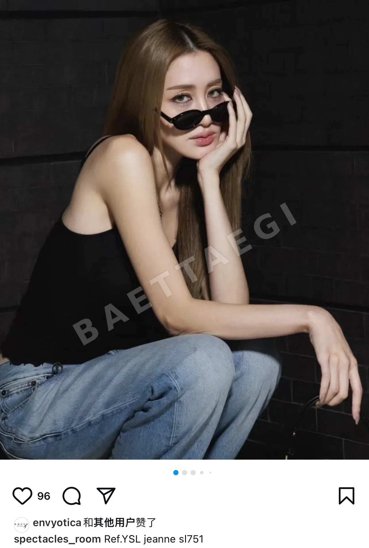 생로랑 선글라스 73482 Saint Laurent Sunglasses 상세 이미지 3