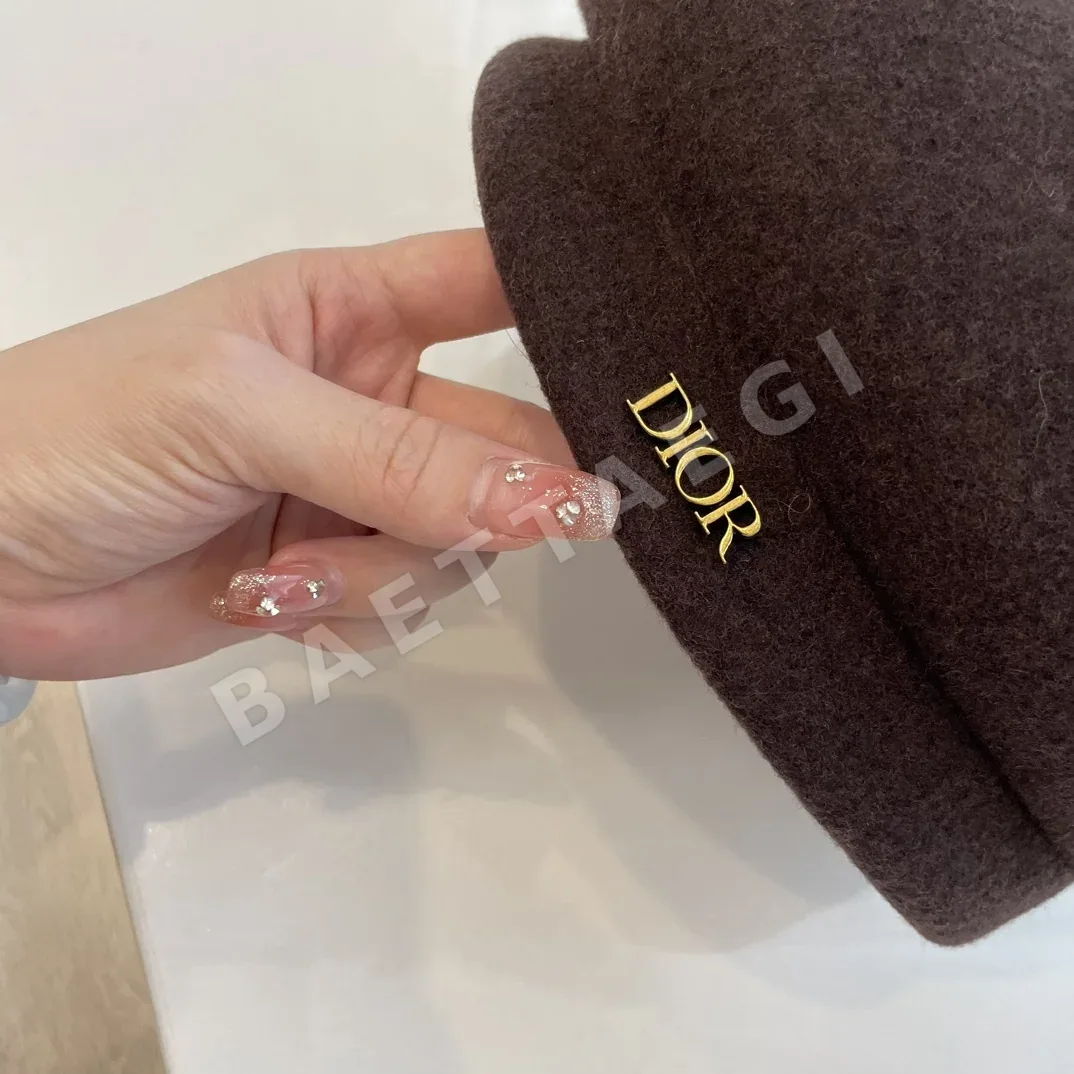디올 울 베레모 모자 상세 이미지 5