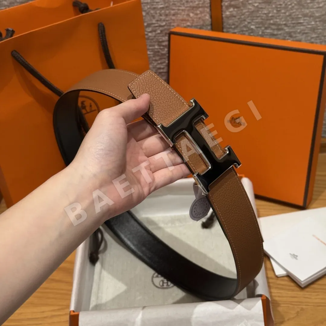 에르메스 리버시블 메탈 버클 벨트 상세 이미지 2