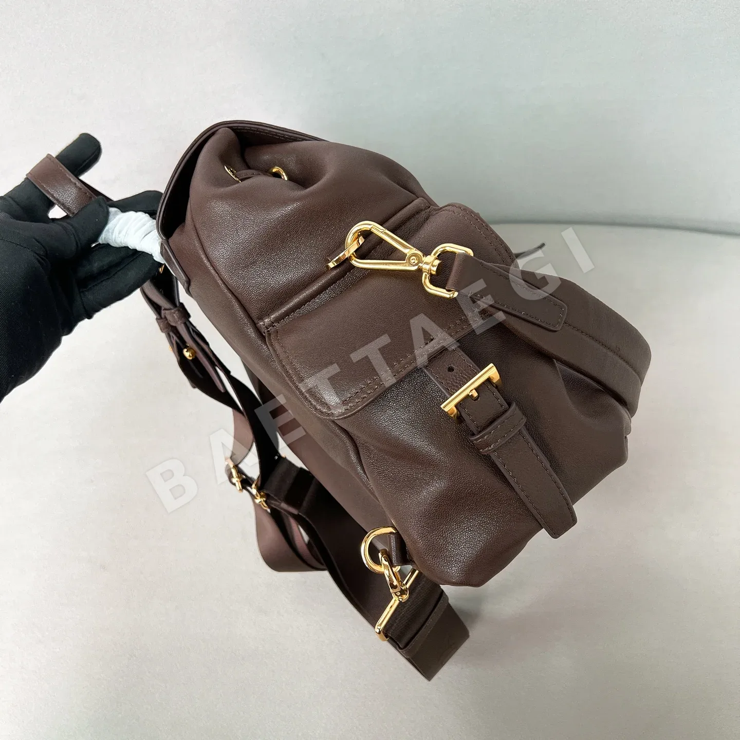 프라다 나파 램스킨 백팩 1BZ080 상세 이미지 3