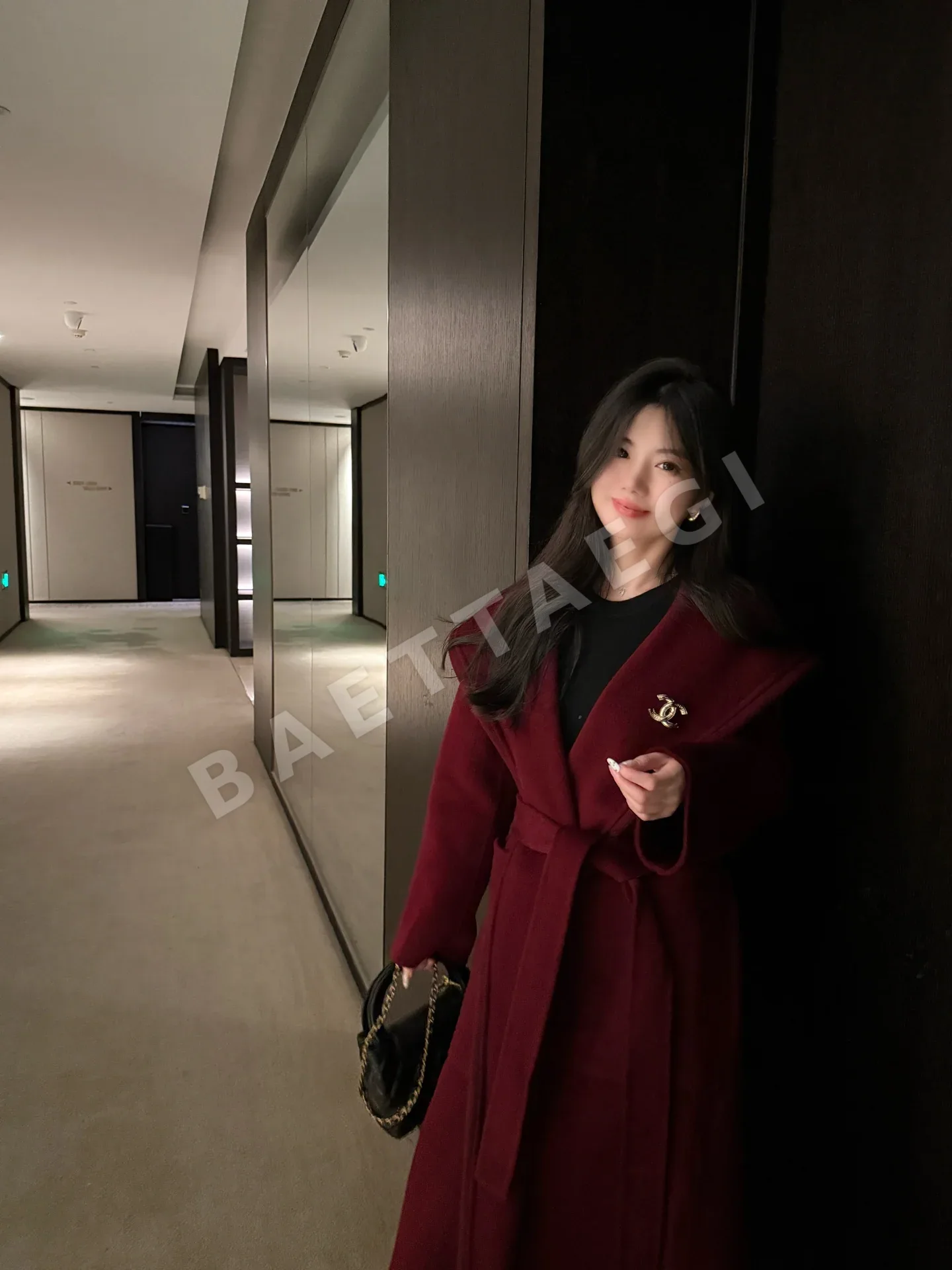 샤넬 후드 카시미어 코트 상세 이미지 4