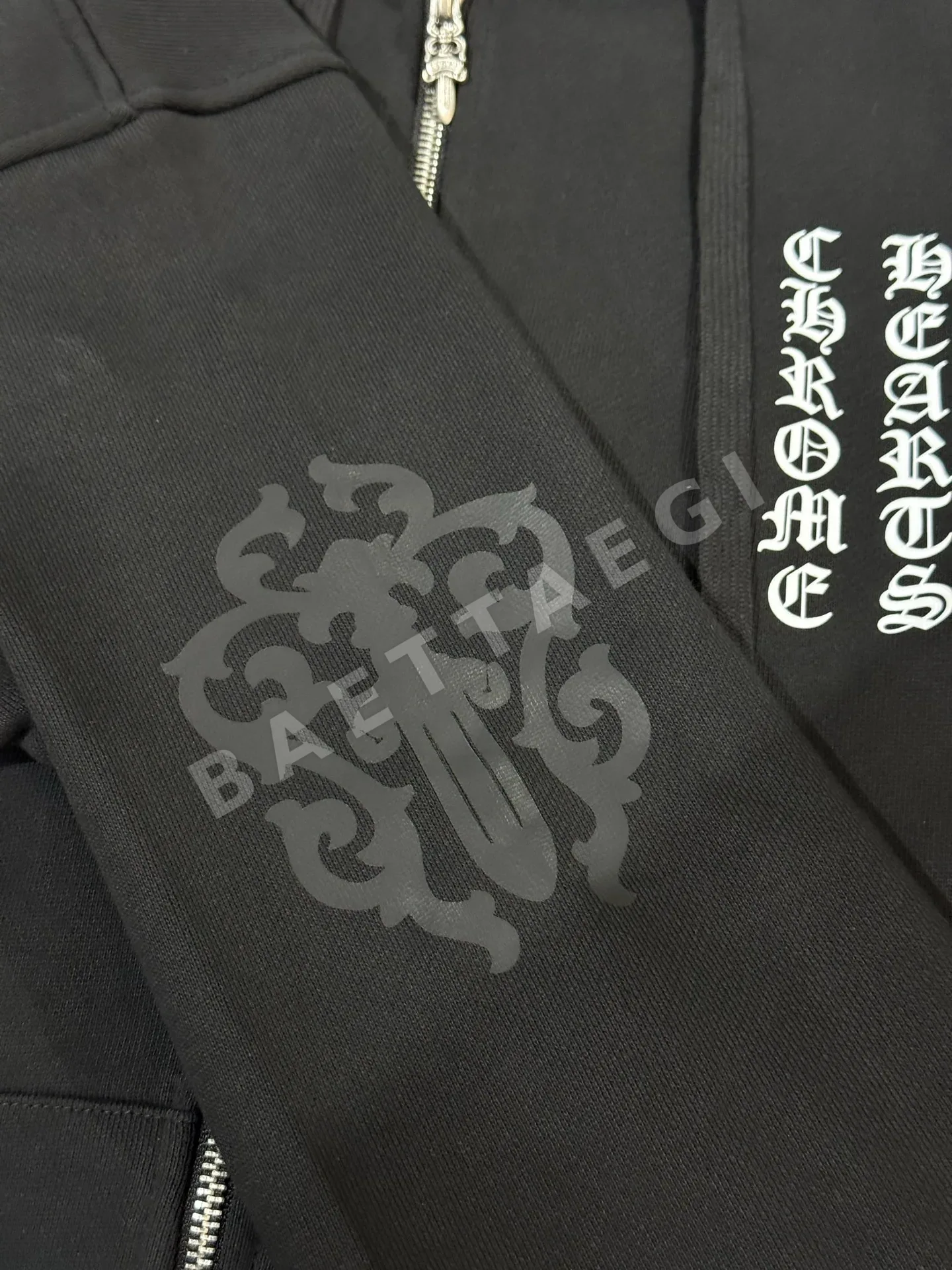 크롬하츠 팬텀 크로스 프린트 남성 후드 상세 이미지 7