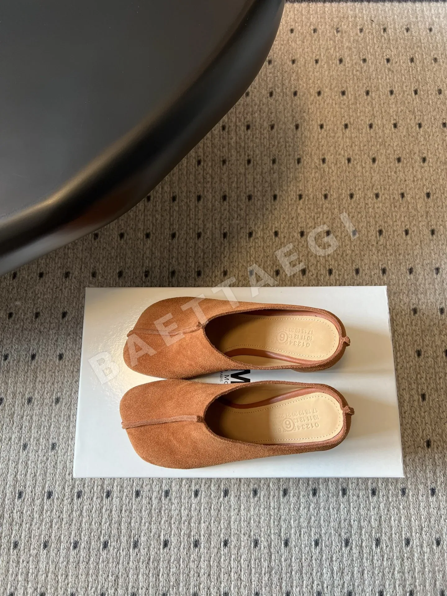 마르지엘라 갈라진 앞코 청키 힐 뮬 상세 이미지 6