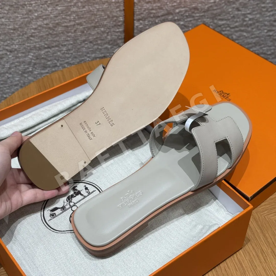 에르메스 오란 램스킨 슬리퍼 상세 이미지 6