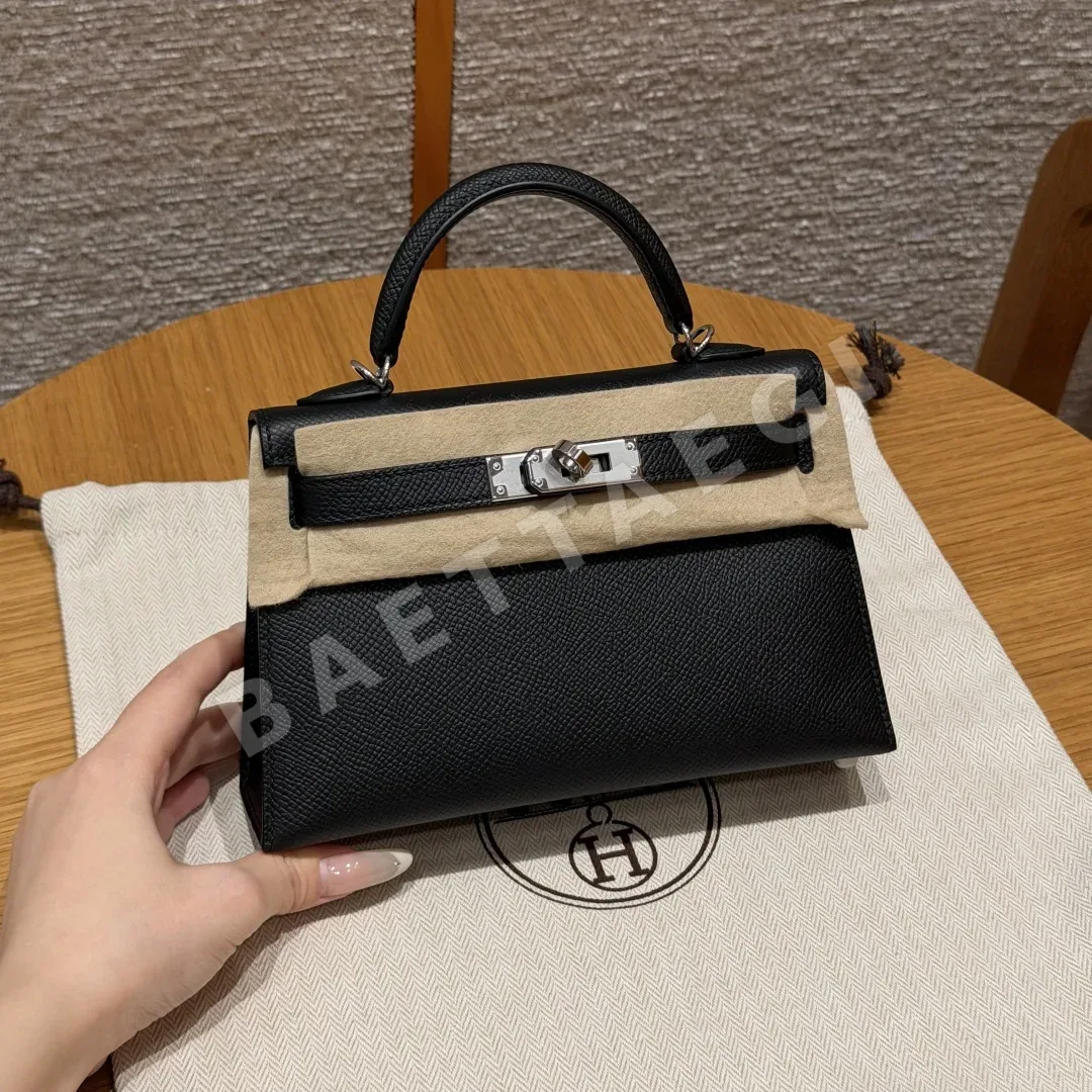 에르메스 켈리 미니 2 블랙 가방 164138