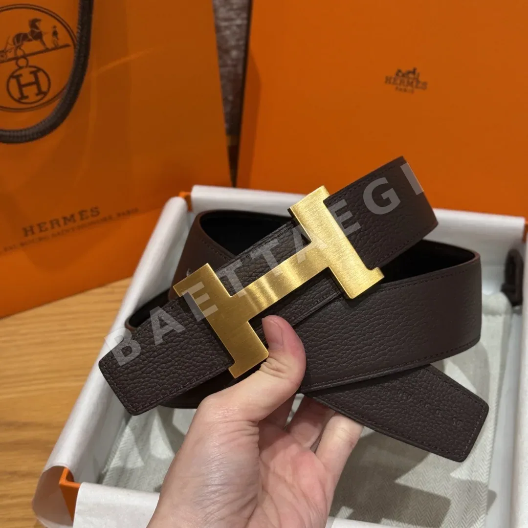 에르메스 리버시블 메탈 버클 벨트 177789