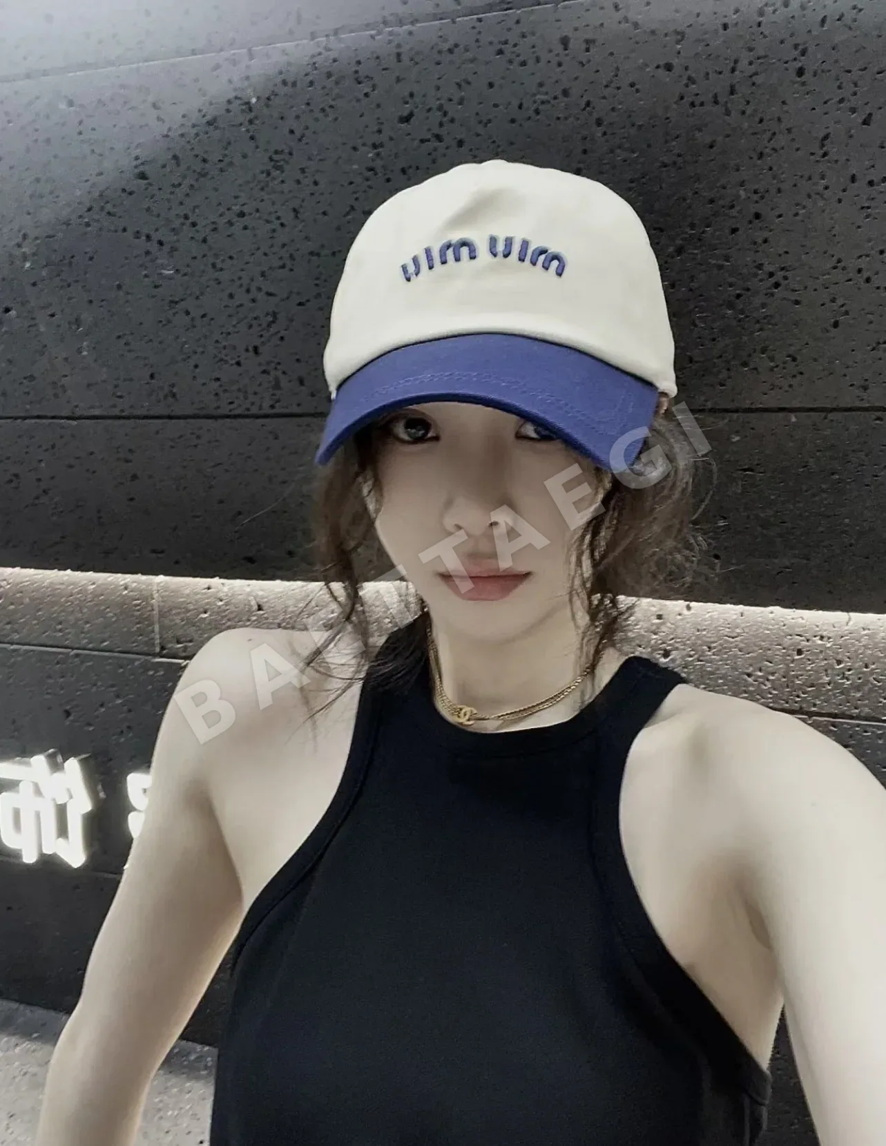 미우미우 컬러 블록 야구모자 상세 이미지 1