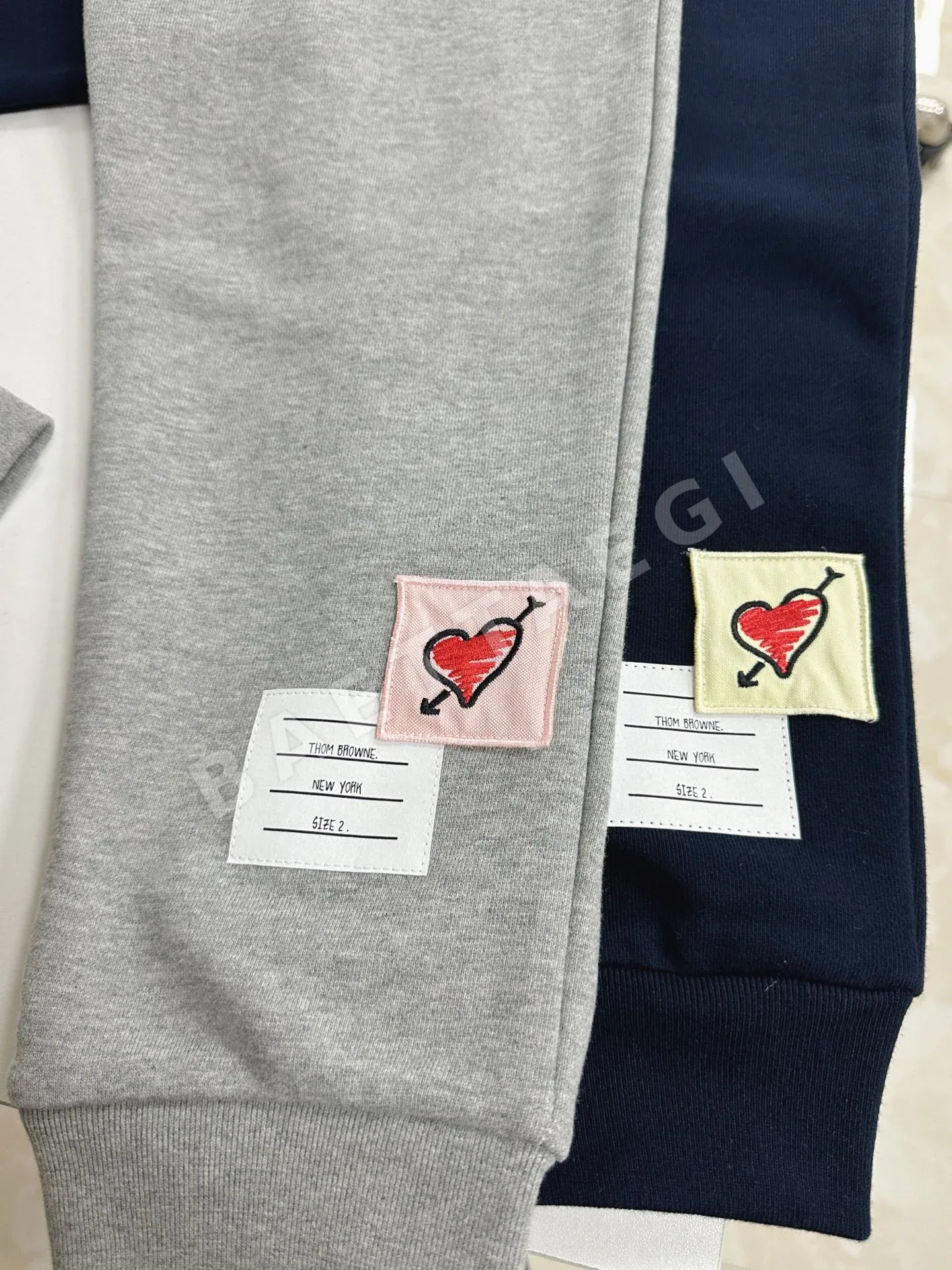톰브라운 네이비 블루 그레이 브라운 남성 바지 레플리카 46692 Thom Browne 상세 이미지 6