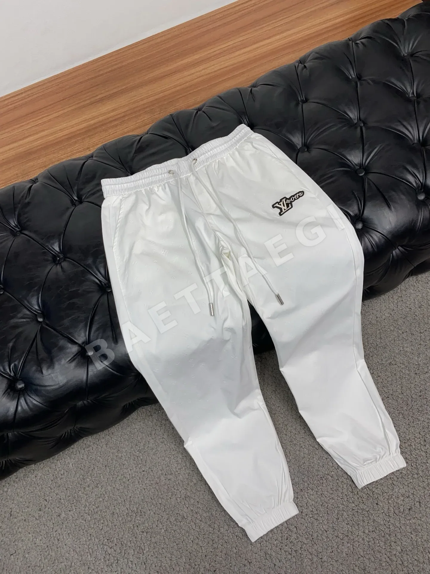 루이비통 텐셀 코튼 로고 캐주얼 남성 바지 상세 이미지 6