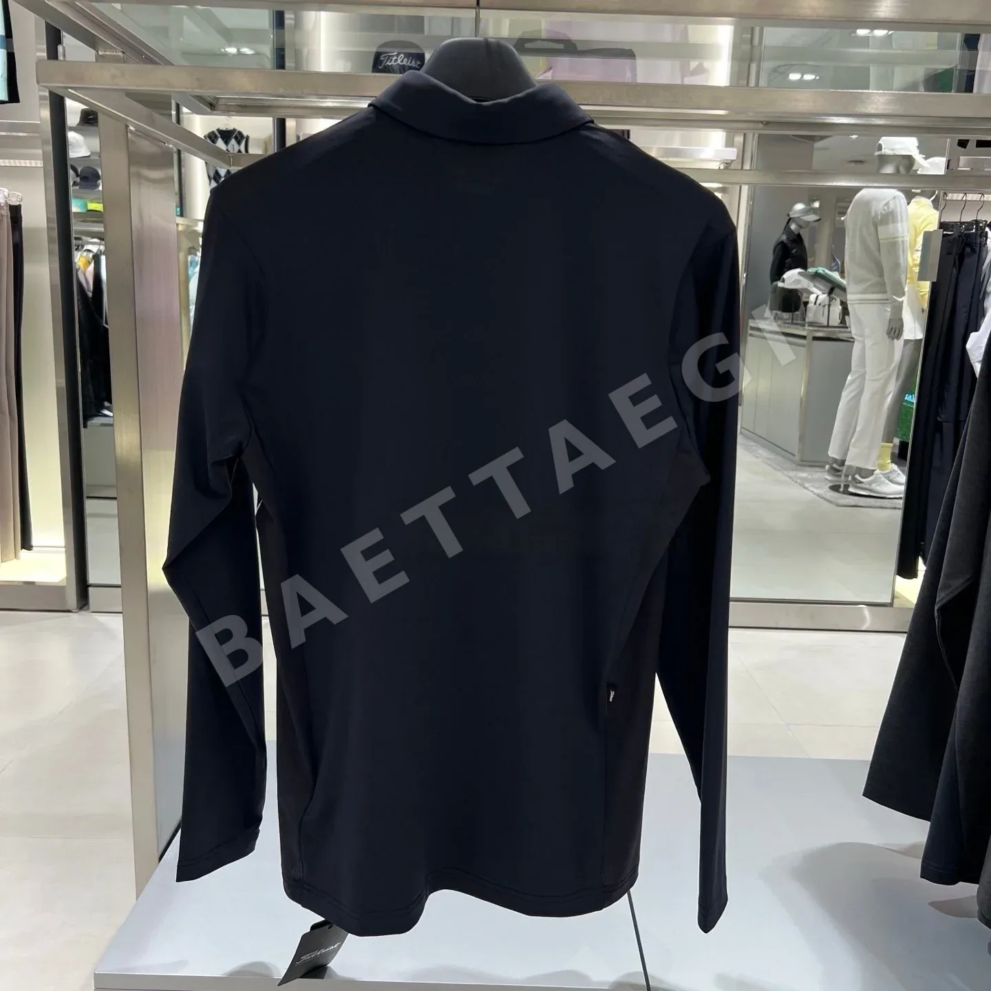 타이틀리스트 남성 긴팔 골프 셔츠 상세 이미지 4