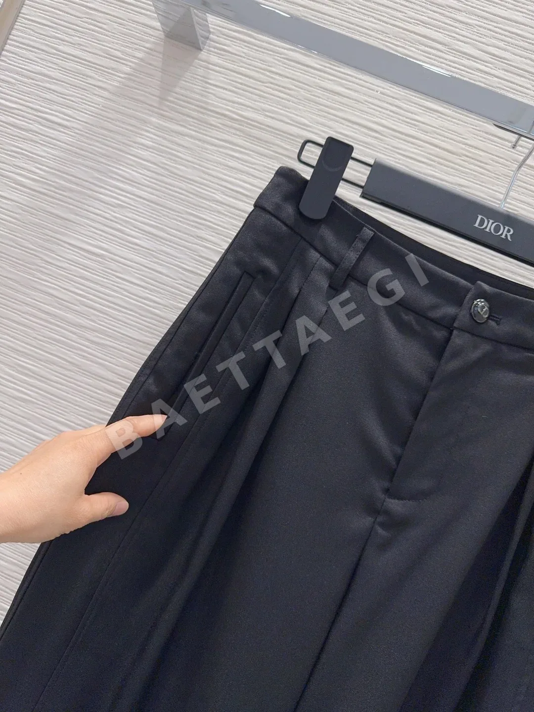 디올 여성 린넨 바지 상세 이미지 3