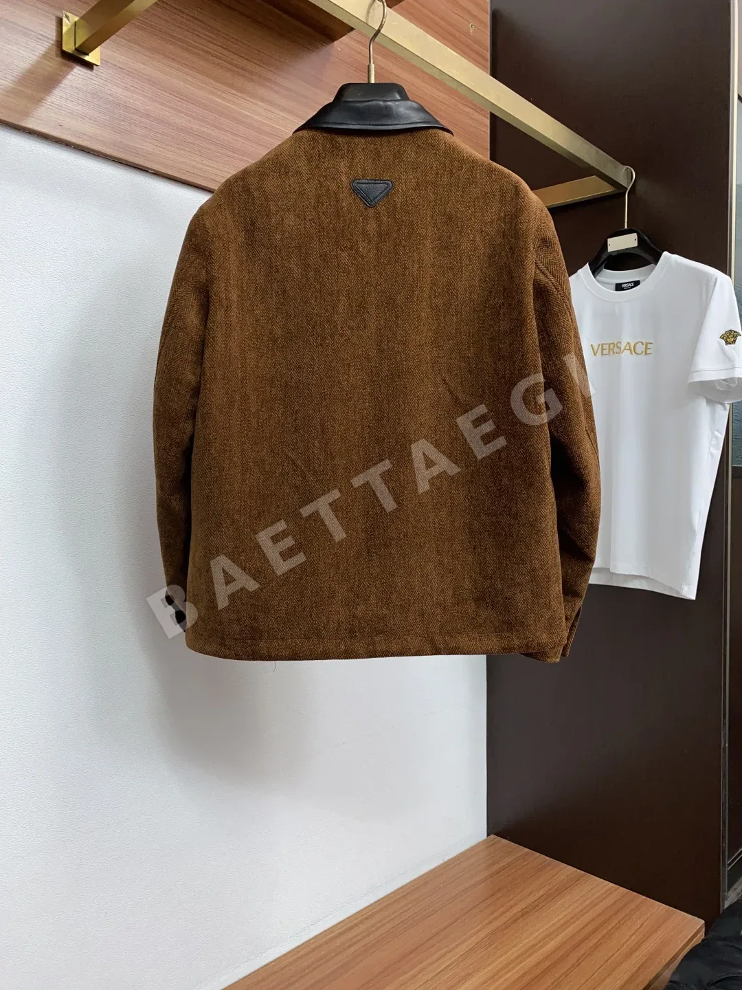 프라다 컬러블록 라펠 남성 자켓 상세 이미지 10
