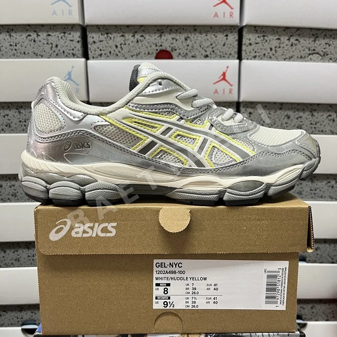 아식스 [M] 젤 NYC EMMI 1202A498-100 200502 Asics Gel-NYC EMMI White Huddle Yellow
