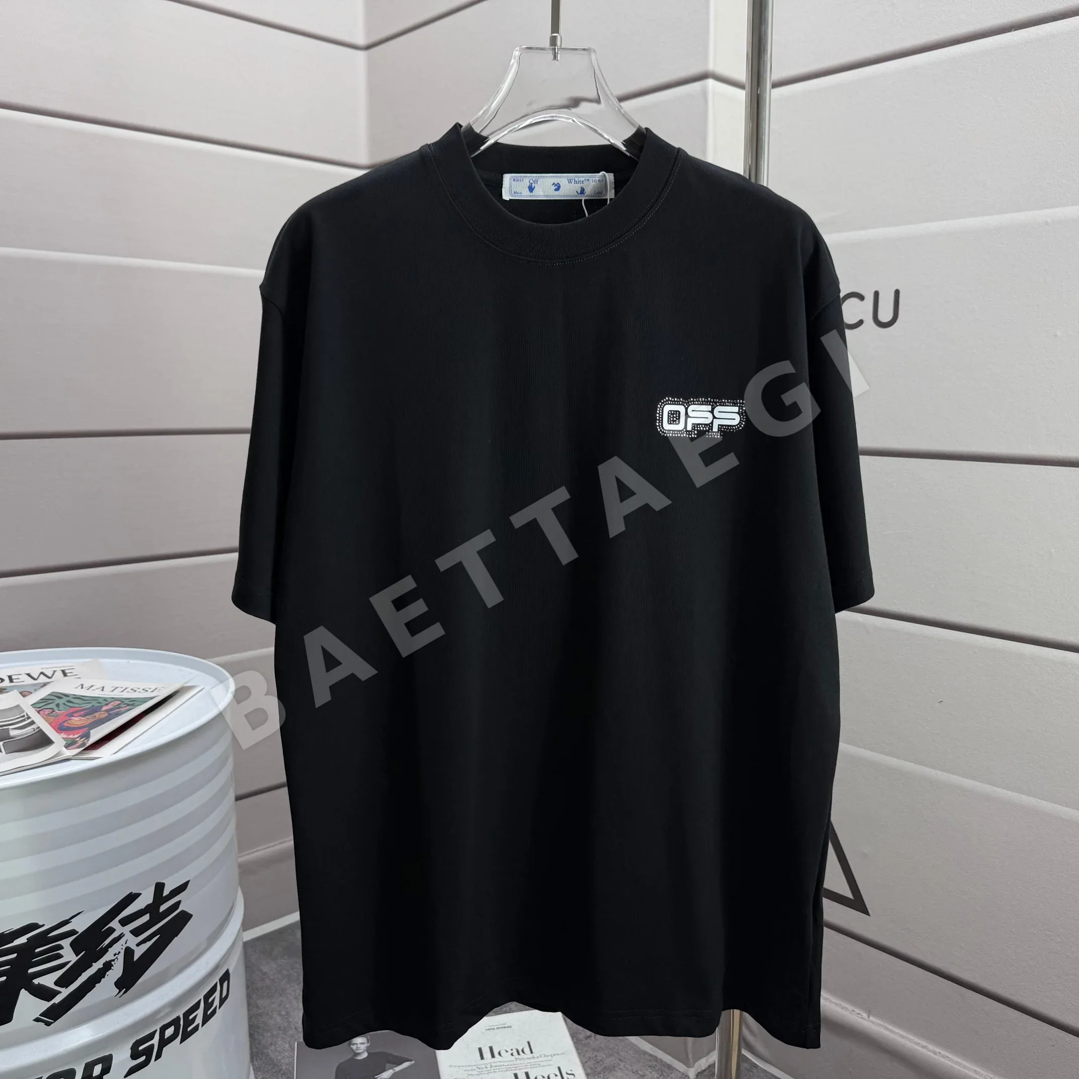 오프화이트 다이아몬드 로고 3D 프린트 남성 반팔 티셔츠 87031