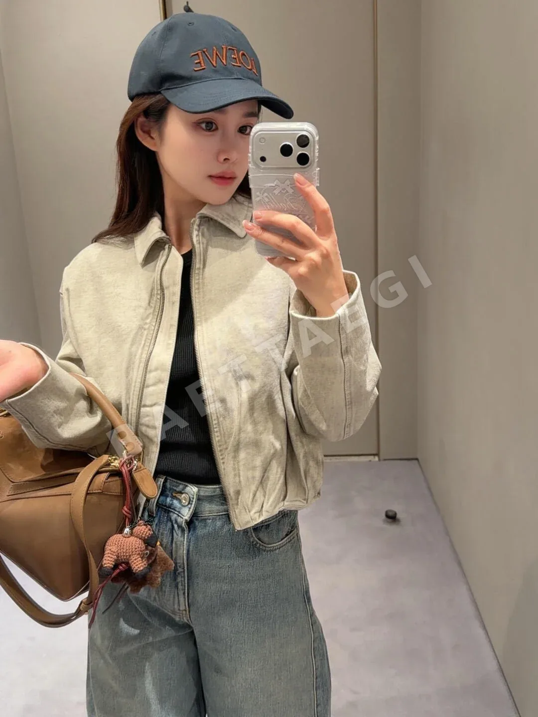 로에베 타이다이 데님 플리츠 자켓 상세 이미지 7