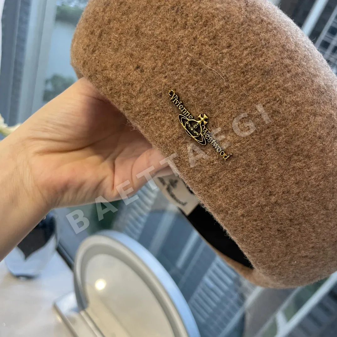 비비안웨스트우드 양모 베레모 모자 상세 이미지 5