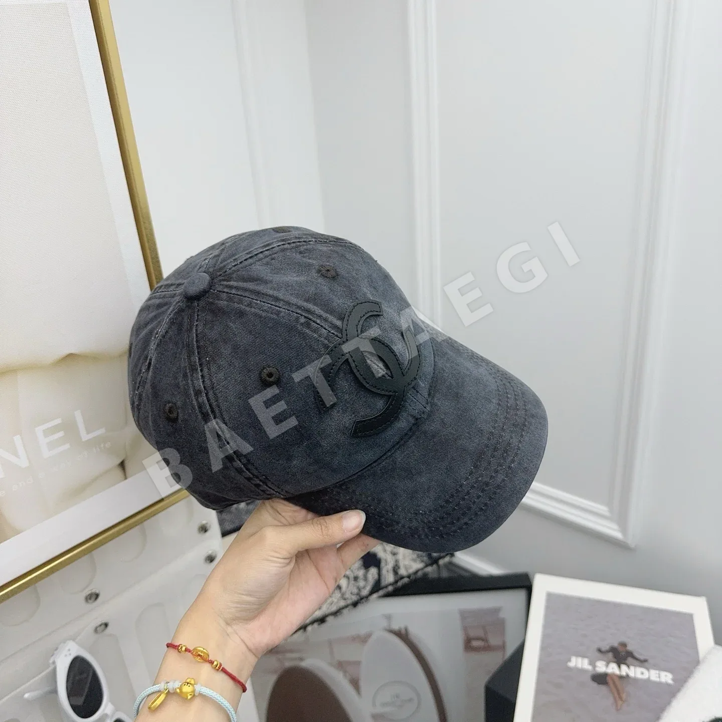 샤넬 레트로 가을겨울 컬러 모자 상세 이미지 3