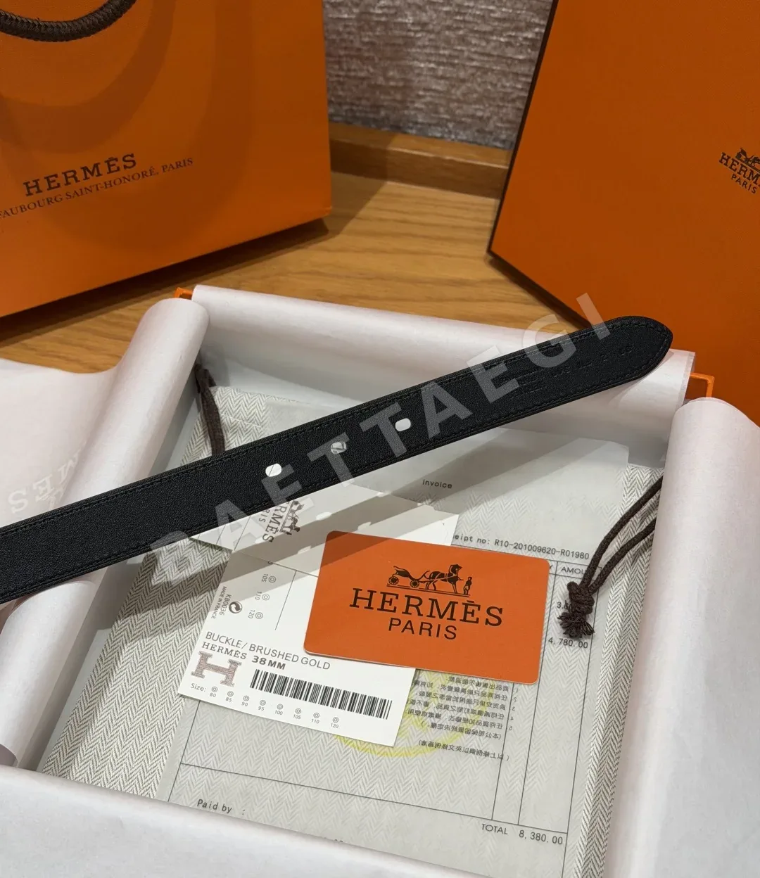 에르메스 스위프트 카프스킨 여성 벨트 상세 이미지 6