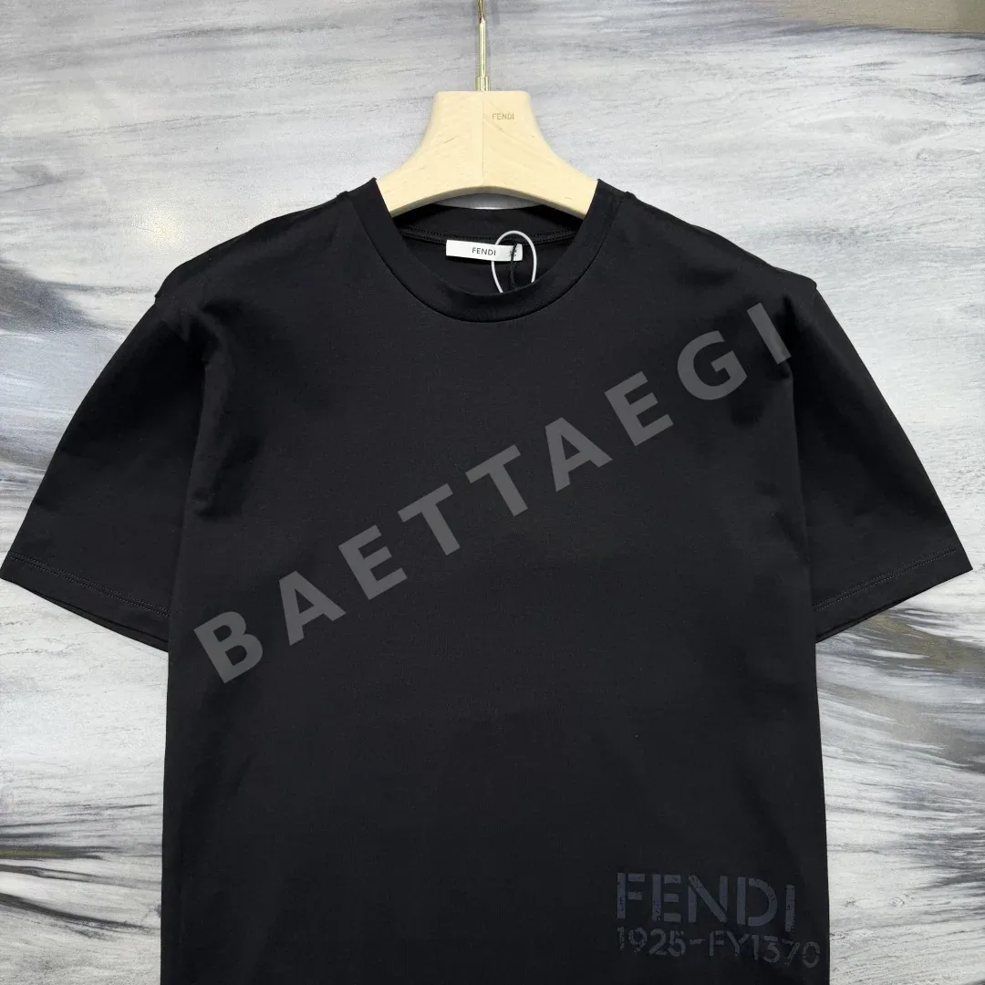 펜디 FENDI 스텐실 프린트 남성 반팔 티셔츠 상세 이미지 6