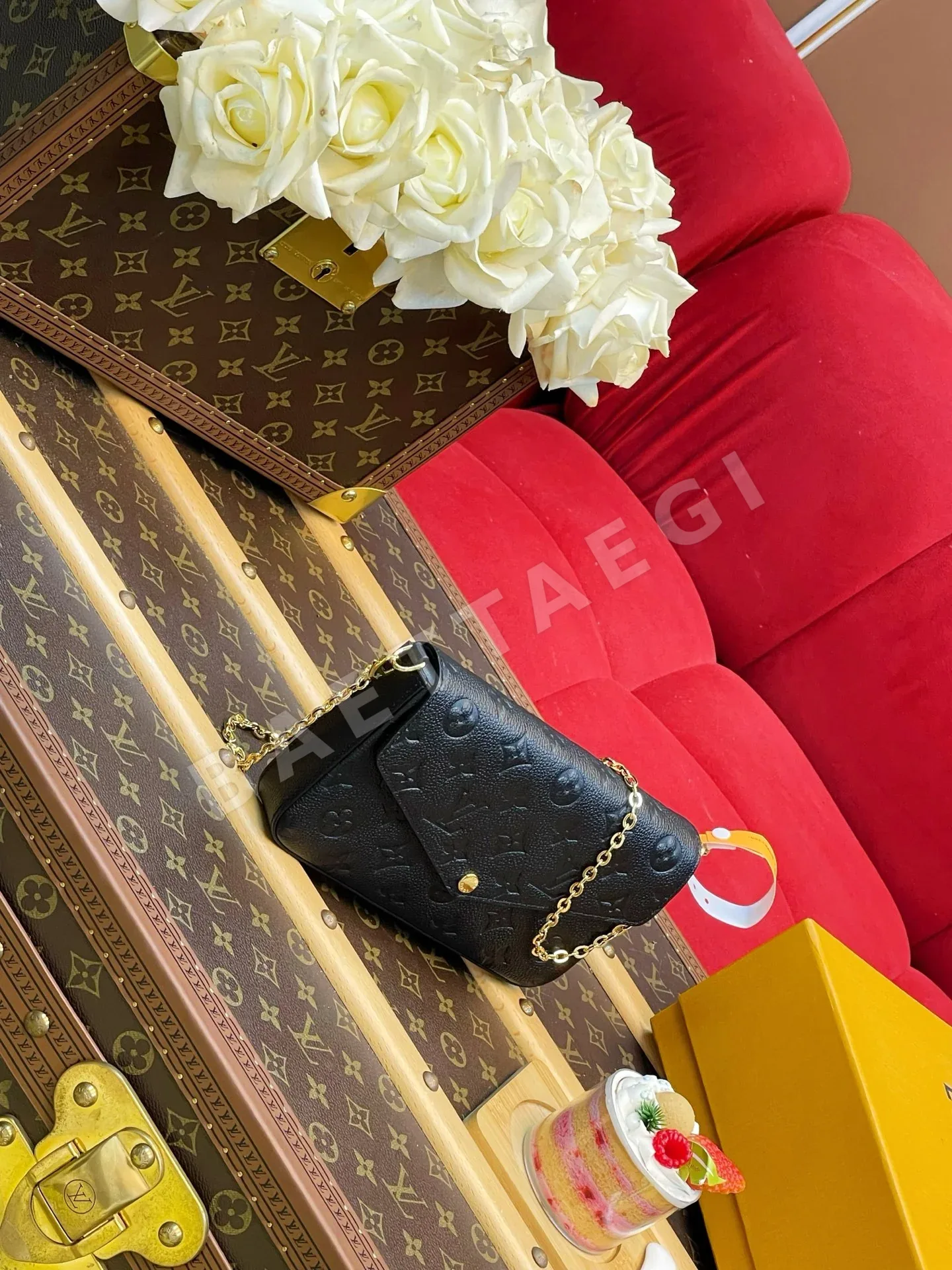 루이비통 모노그램 앙프랑 포쉐트 펠리시 체인 가방 M82477 상세 이미지 3