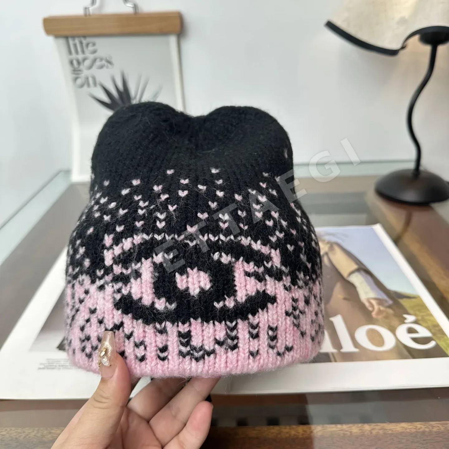 샤넬 니트 비니 모자 상세 이미지 10