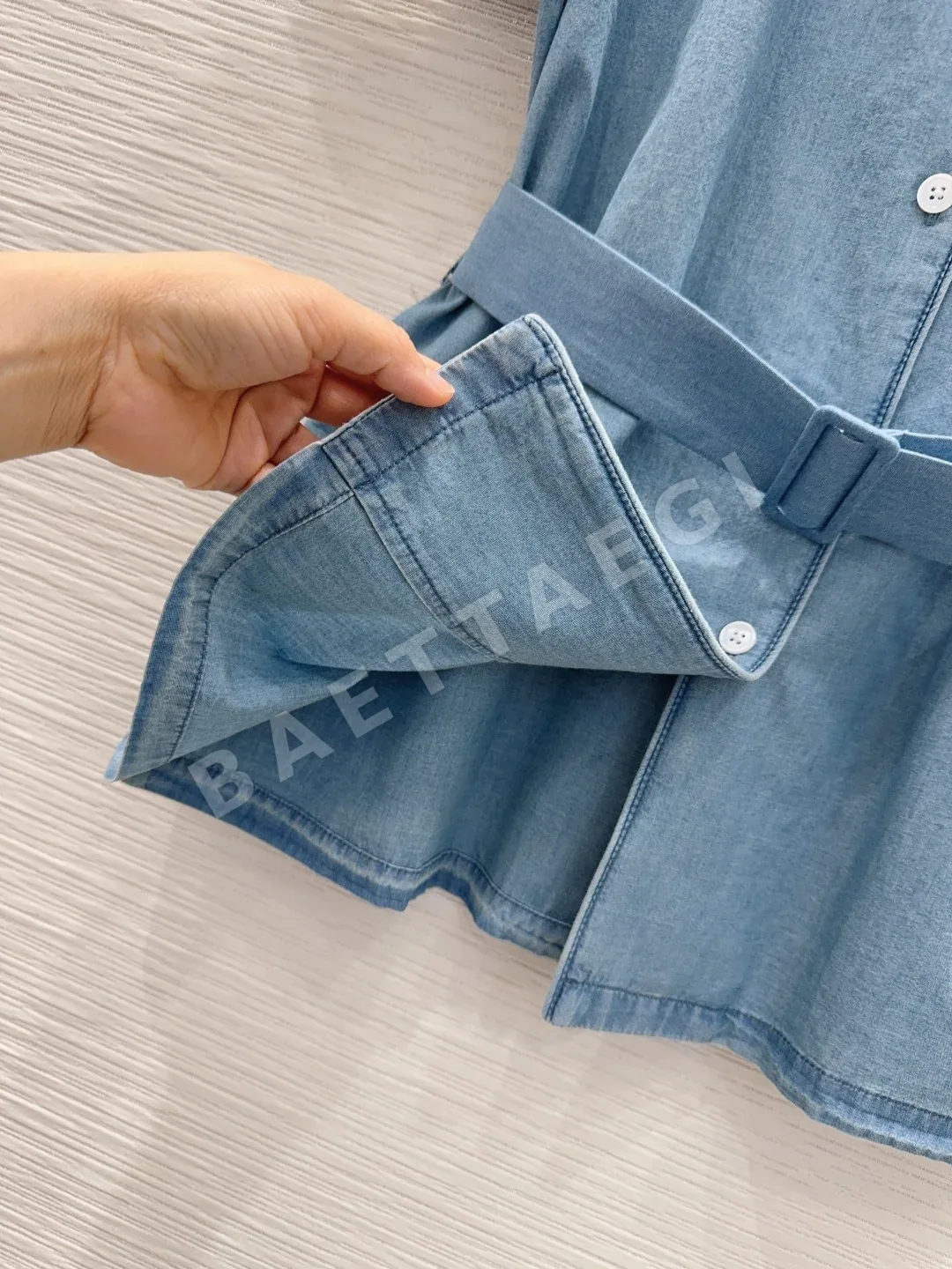 생로랑 여성 데님 자켓 상세 이미지 6