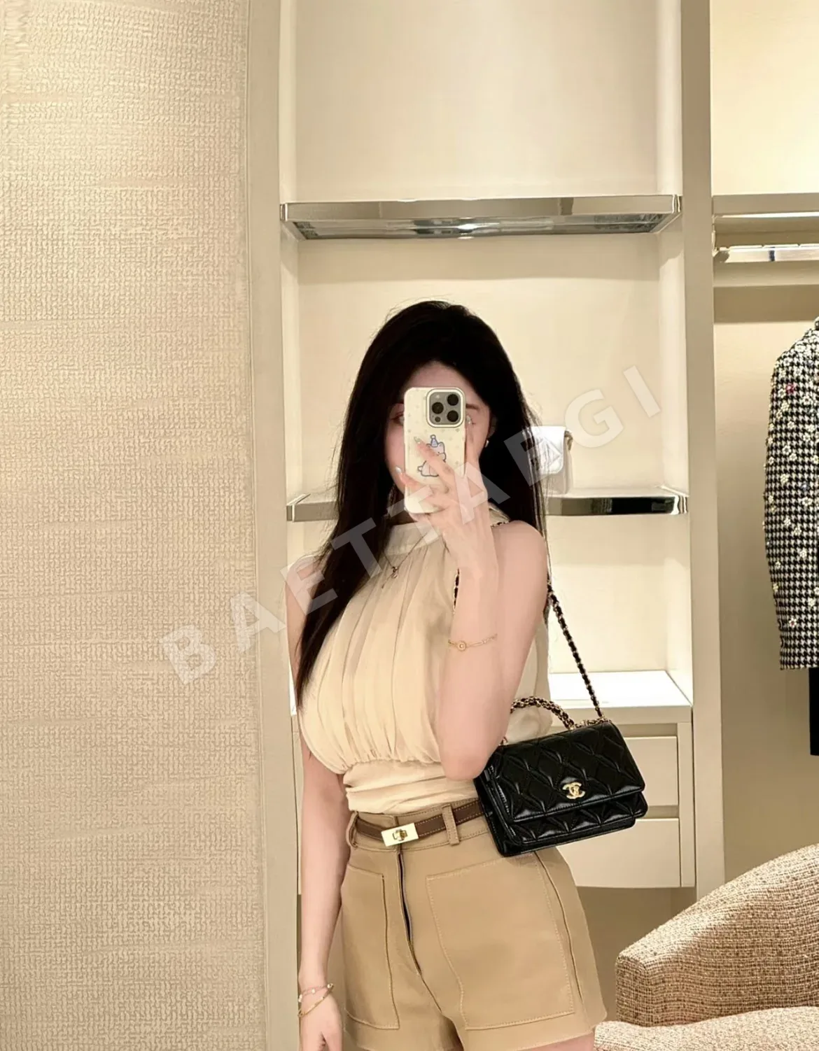 샤넬 24B 램스킨 체인 WOC 가방 24B 상세 이미지 5