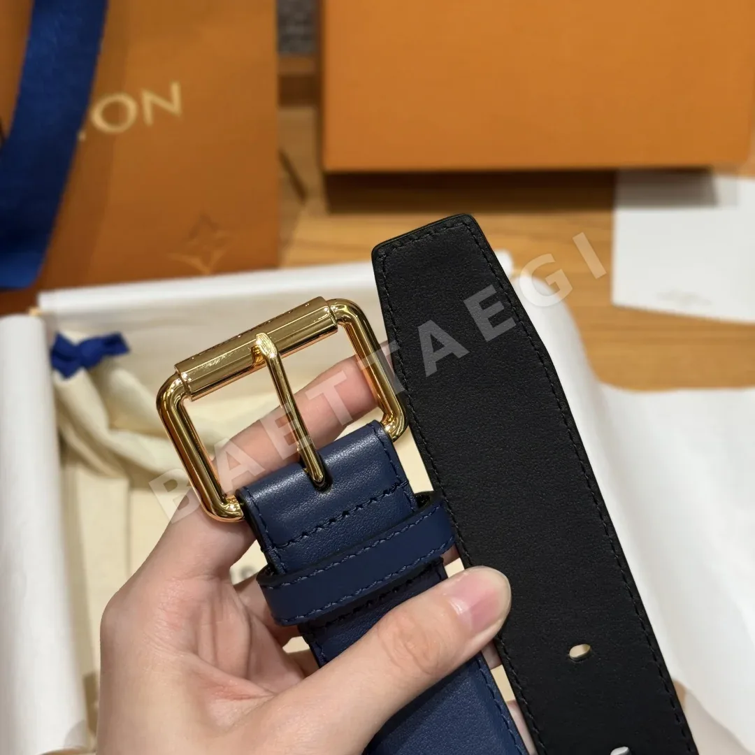루이비통 소가죽 남성용 핀 버클 벨트 상세 이미지 6