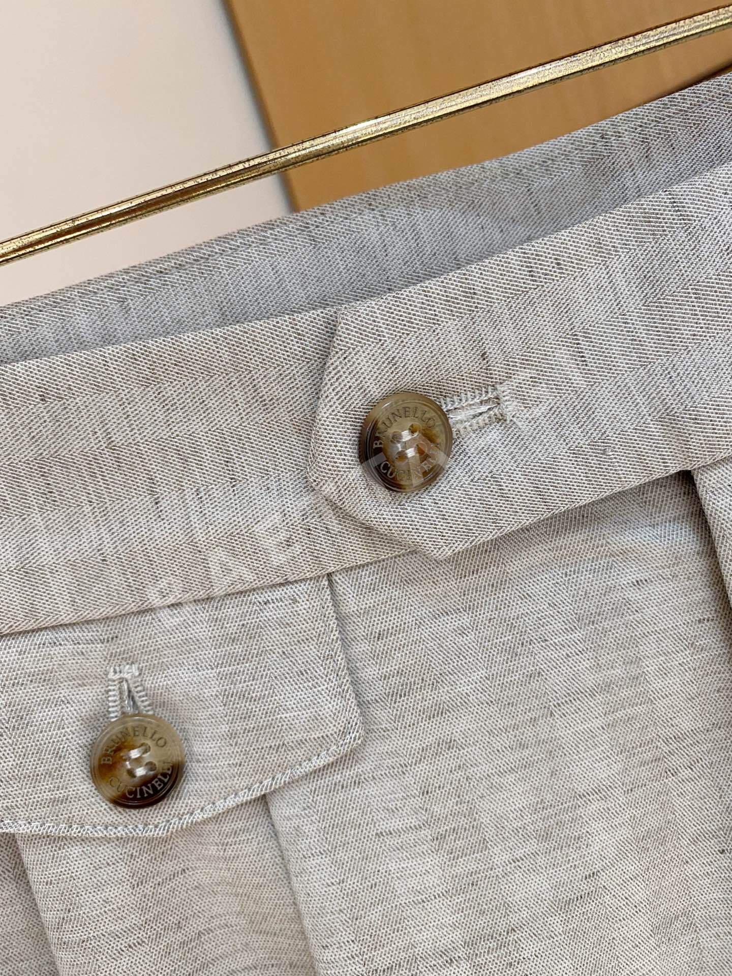 브루넬로쿠치넬리 남성 린넨 바지 상세 이미지 7