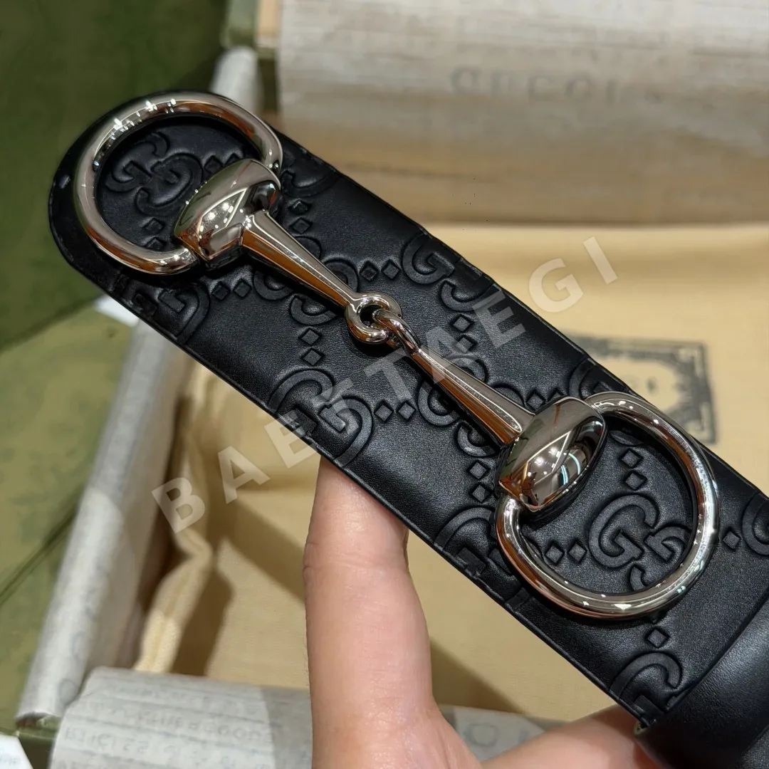 구찌 호스빗 GG 각인 40mm 벨트 상세 이미지 6