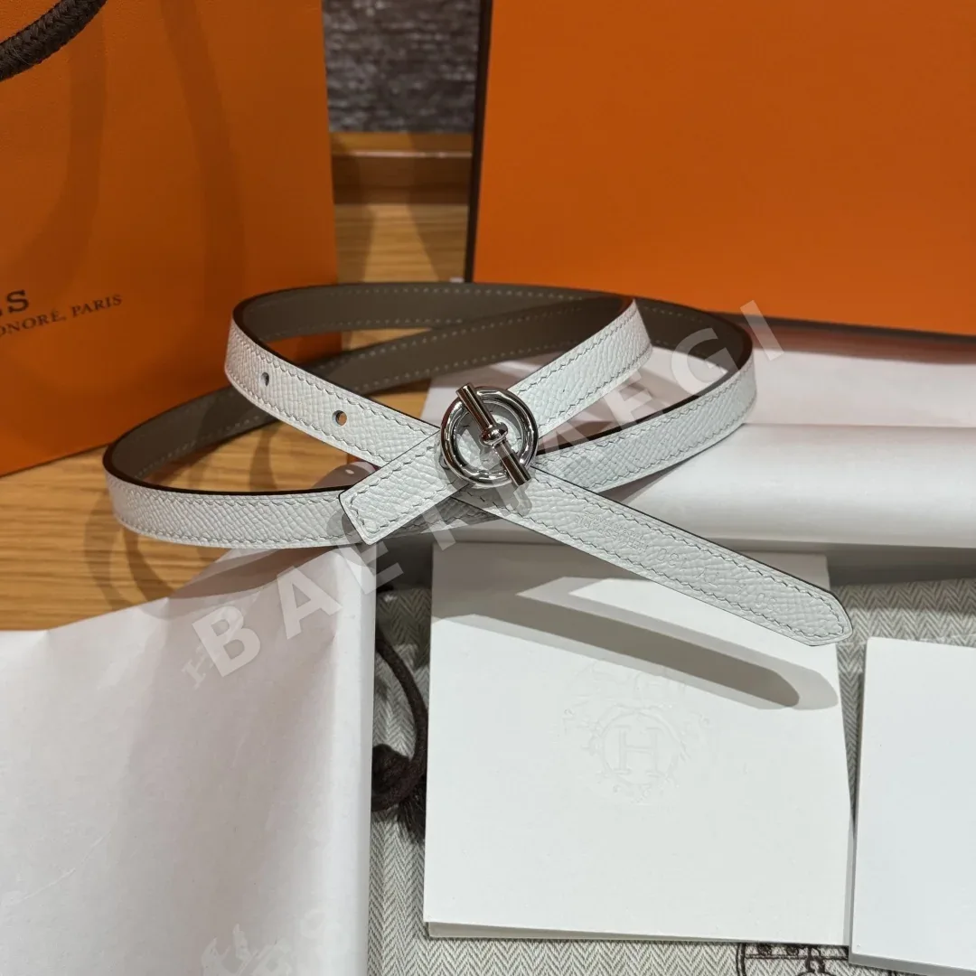 에르메스 JD350-H 가죽 벨트 1.3 cm 상세 이미지 7