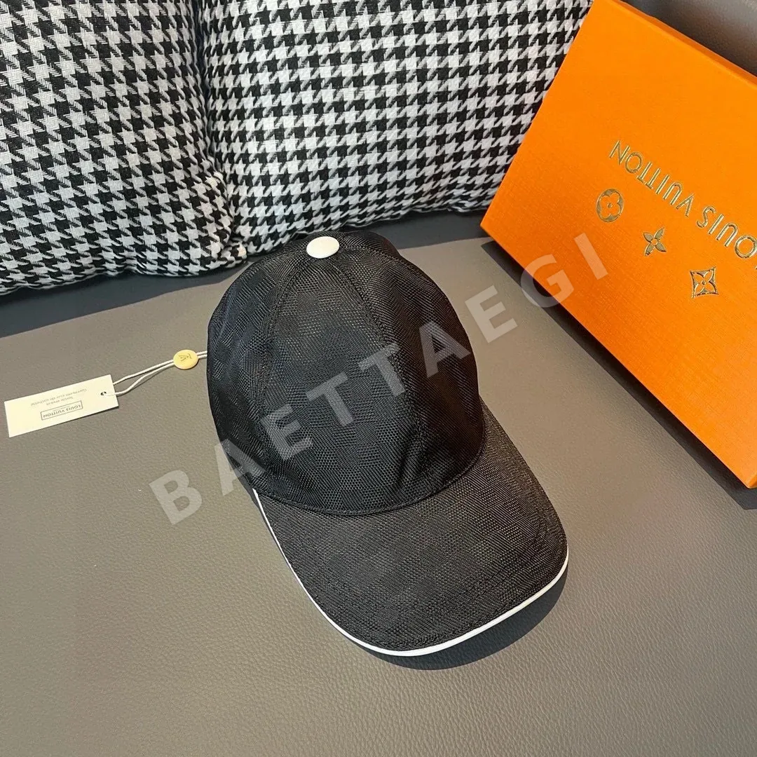 루이비통 체커보드 패턴 베이스볼 캡 상세 이미지 3