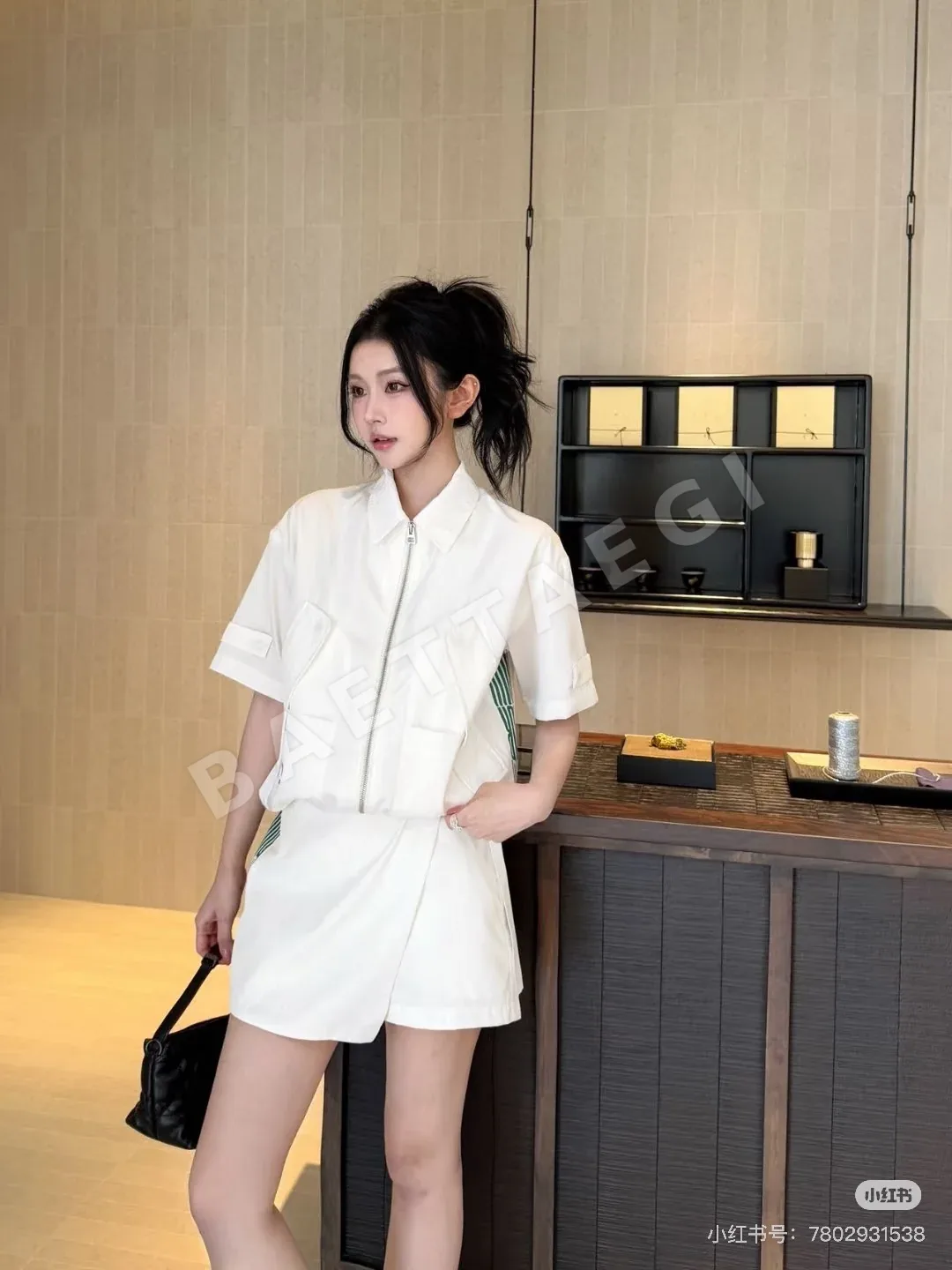 디올 초가을 배색 여성 자켓 상세 이미지 8