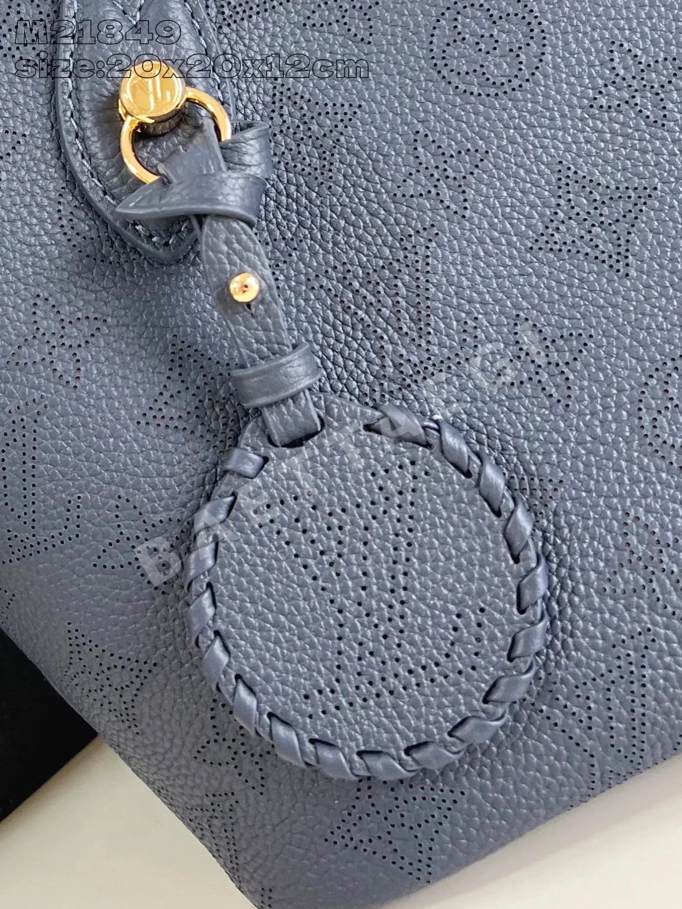 루이비통 M21849 블루 핸드백 스몰 상세 이미지 3