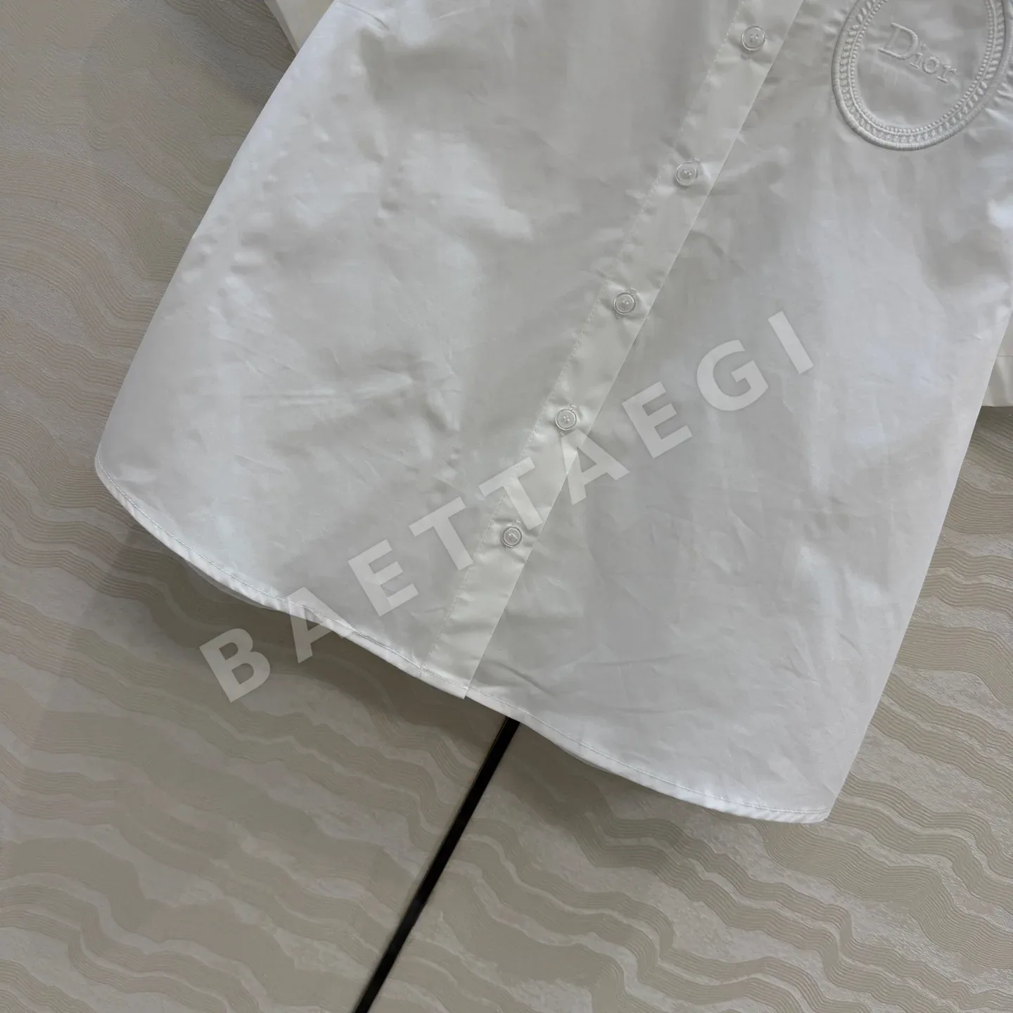 디올 자수 베이비돌 여성 셔츠 상세 이미지 6