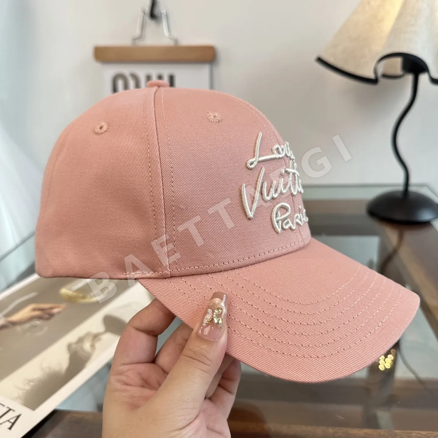 루이비통 LV 로고 야구모자 상세 이미지 7
