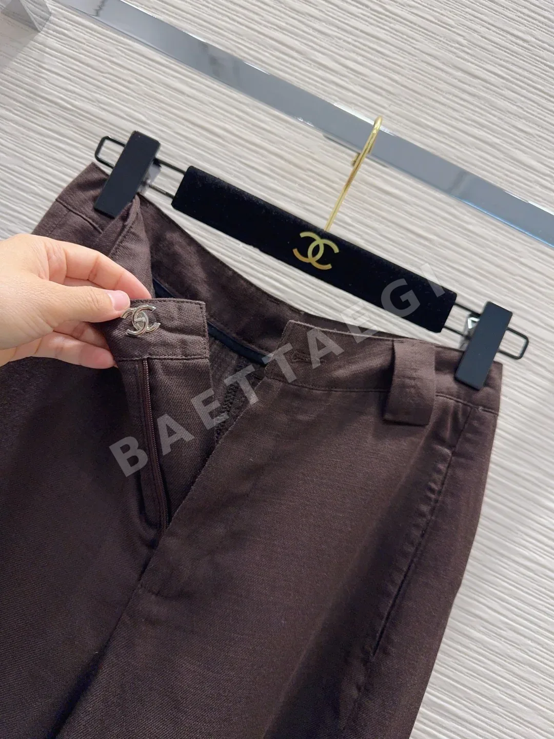 샤넬 린넨 여성 바지 상세 이미지 8