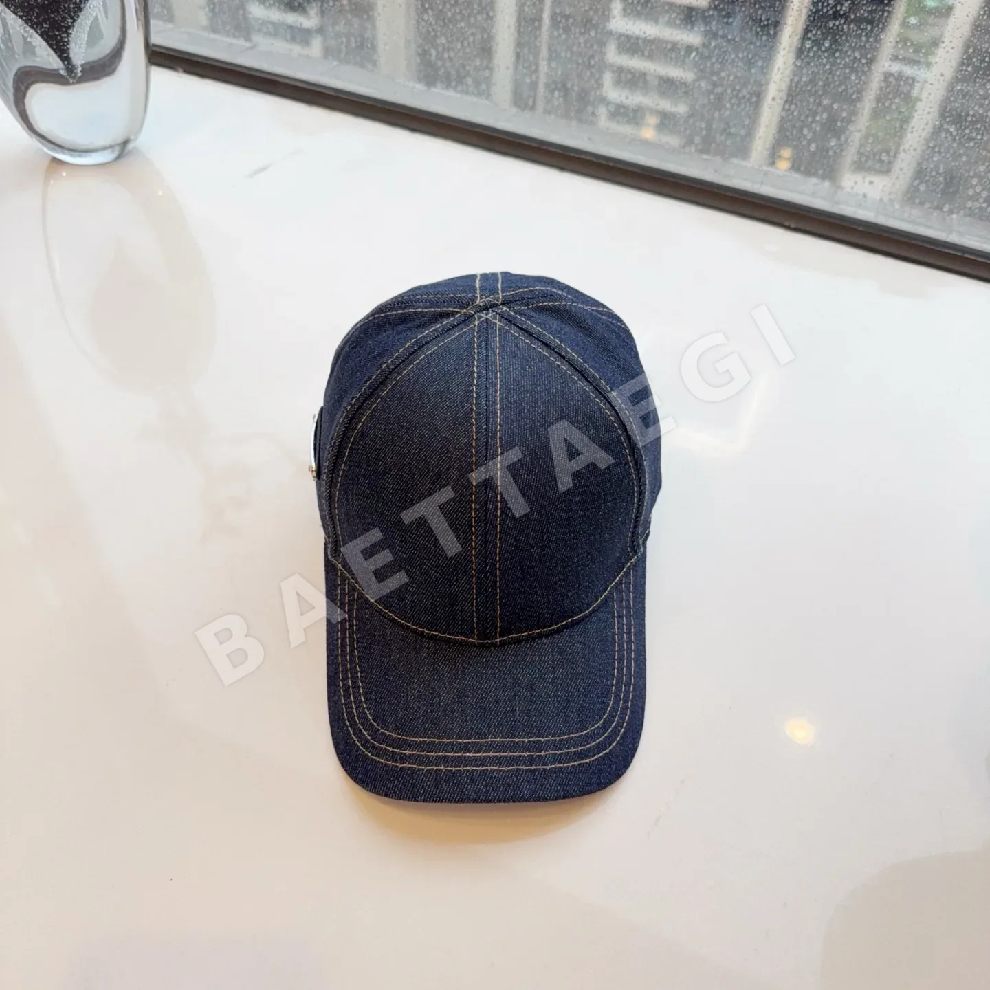 프라다 데님 피셔맨 캡 84895