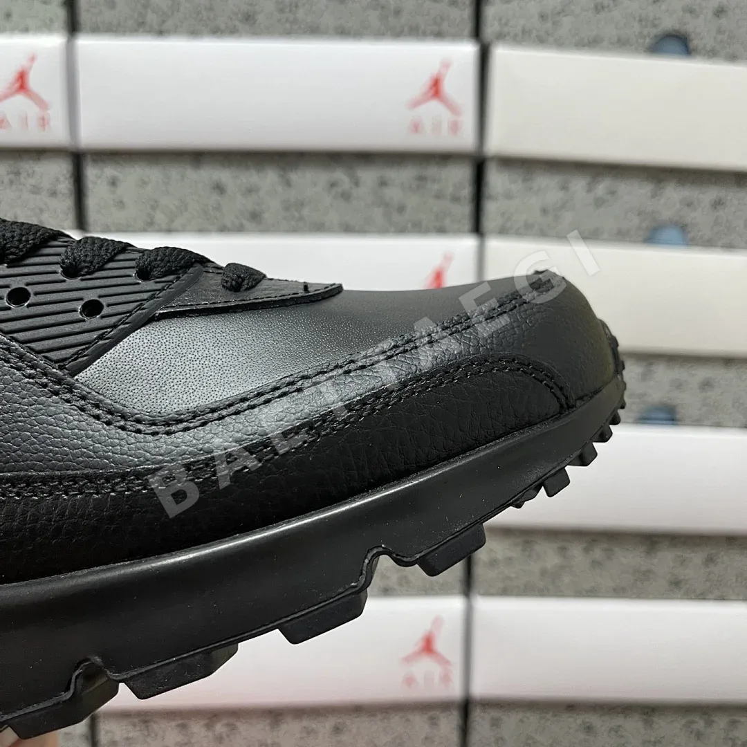 나이키 [MAX] 에어 맥스 90 CZ5594-001 201056 Nike Air Max 90 Leather Triple Black 상세 이미지 8