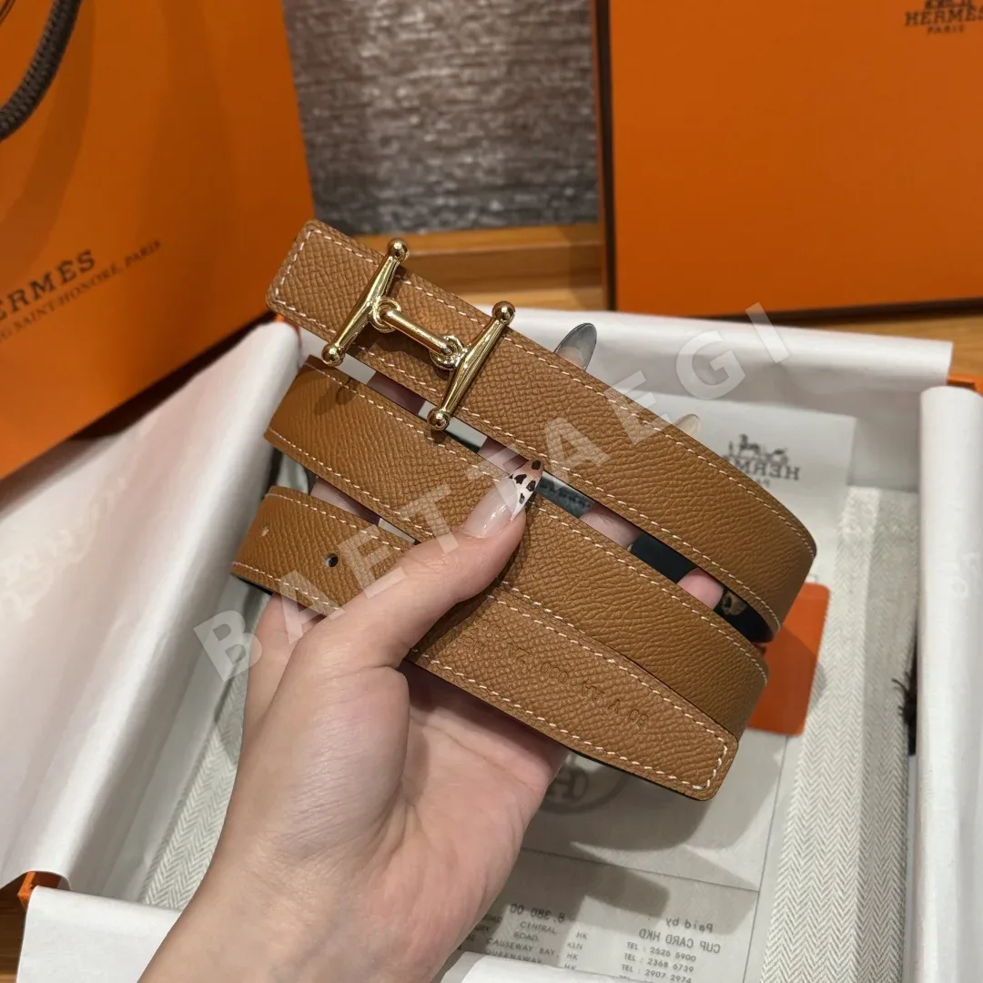 에르메스 스위프트 카프스킨 양면 벨트 상세 이미지 2