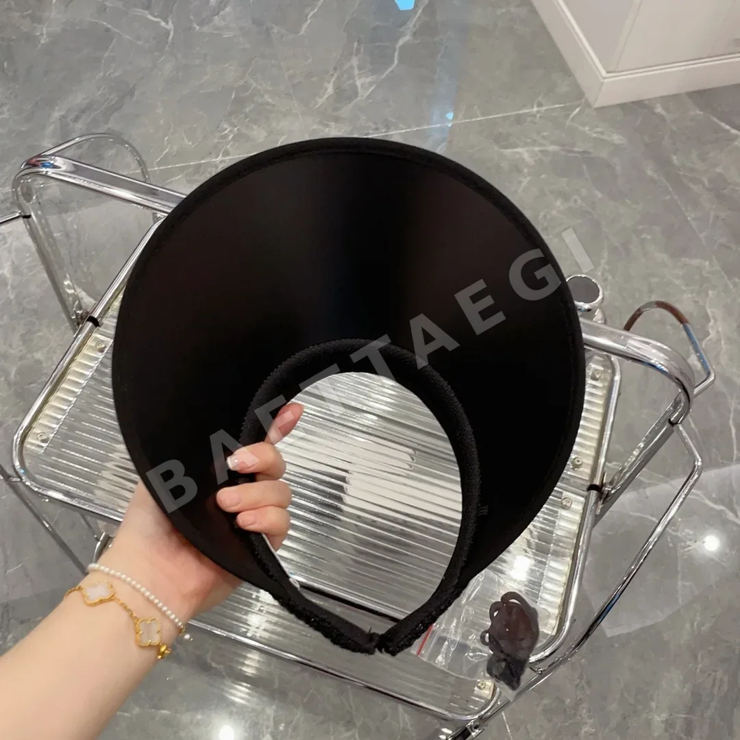 샤넬 우븐 린넨 메시 썸머 바이저 모자 상세 이미지 9
