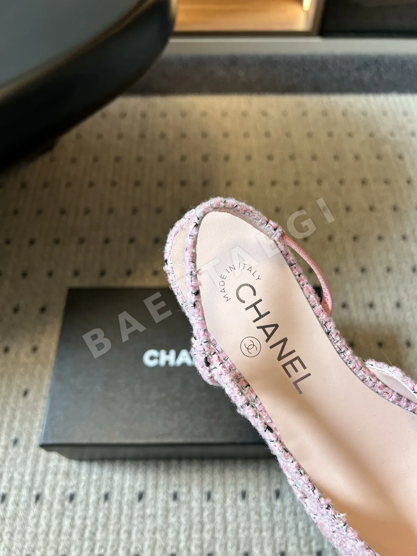 샤넬 힐 컬러 블록 상세 이미지 8