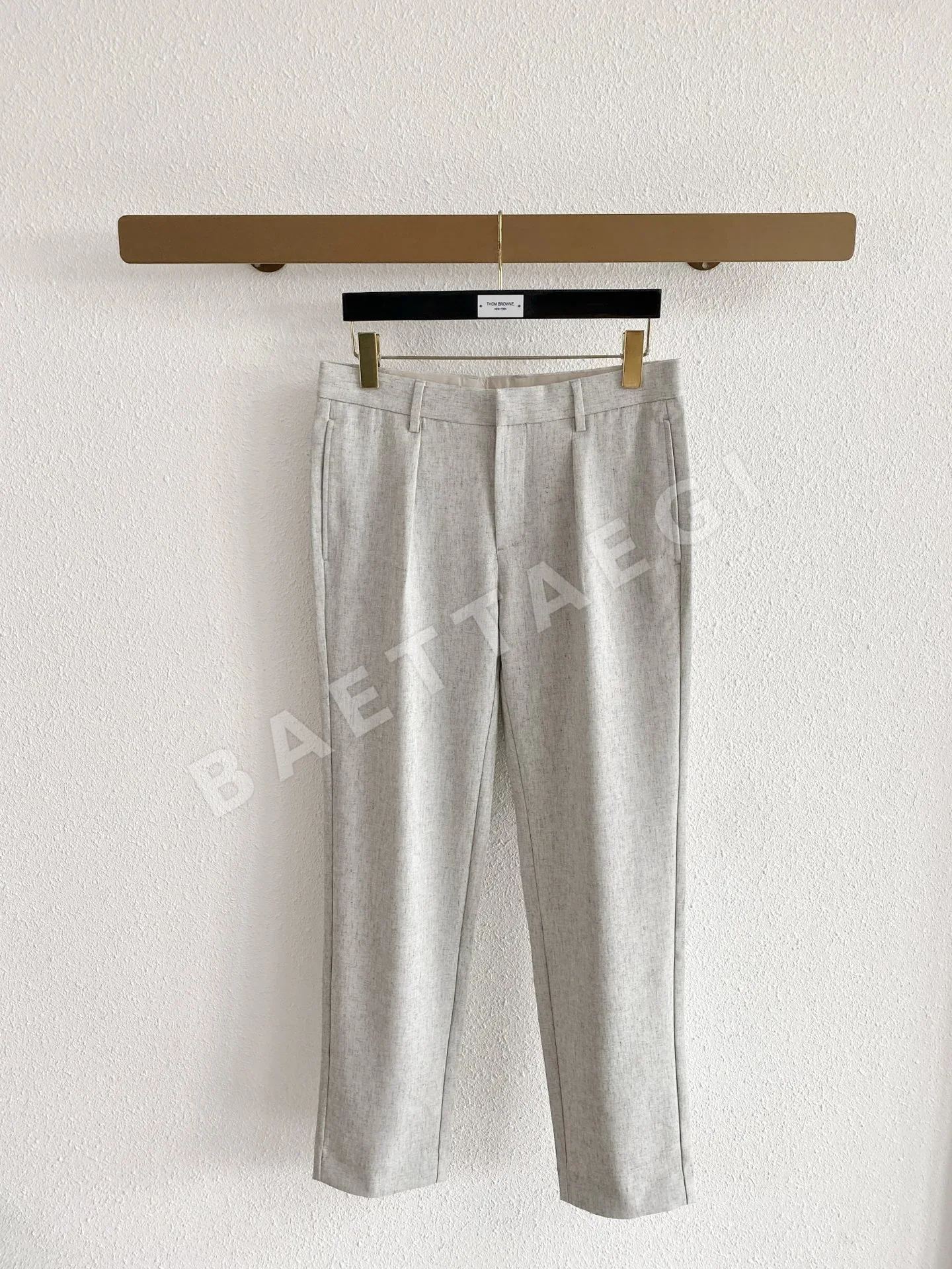 로로피아나 린넨 혼방 남성 바지 상세 이미지 1