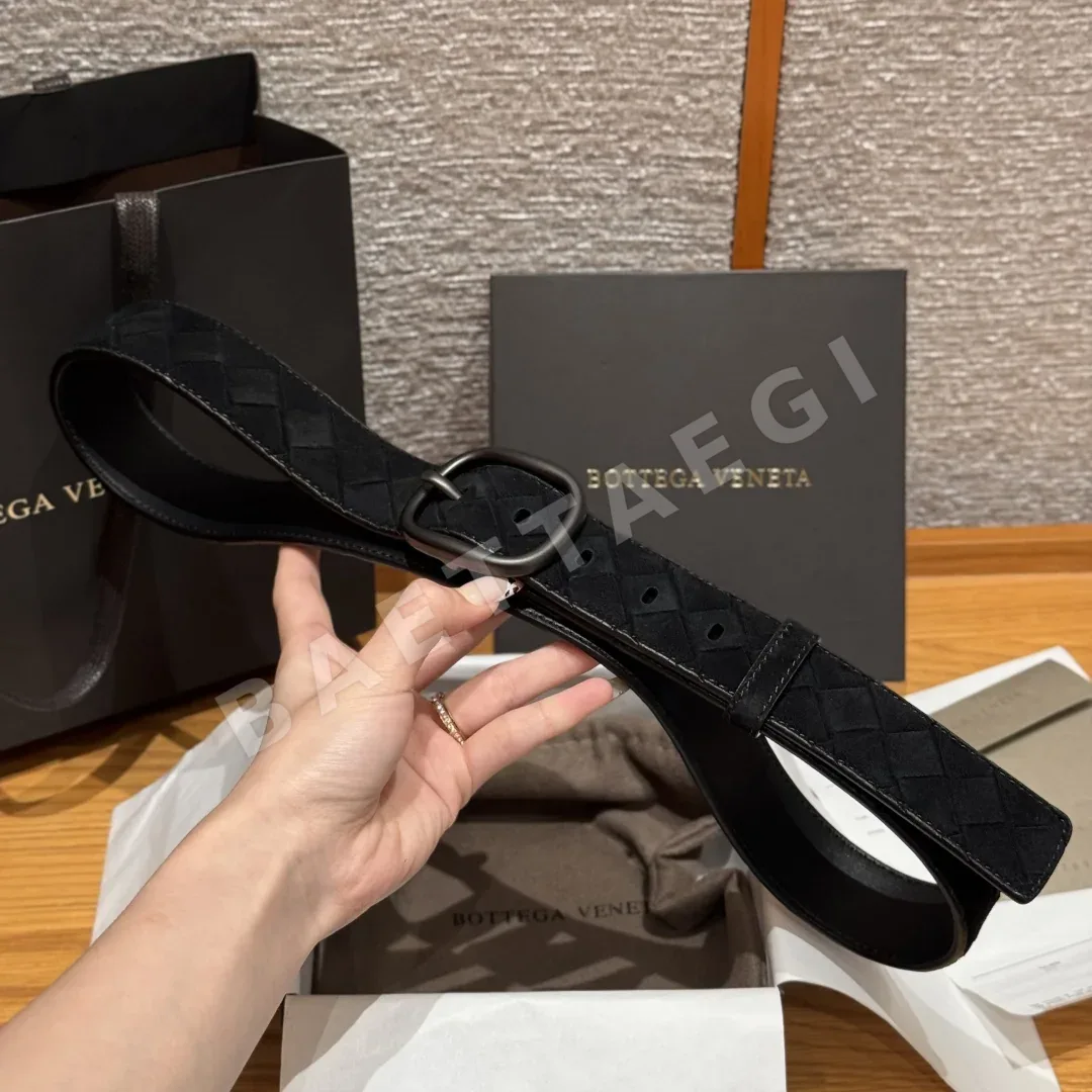 보테가베네타 인트레차토 스웨이드 벨트 상세 이미지 6