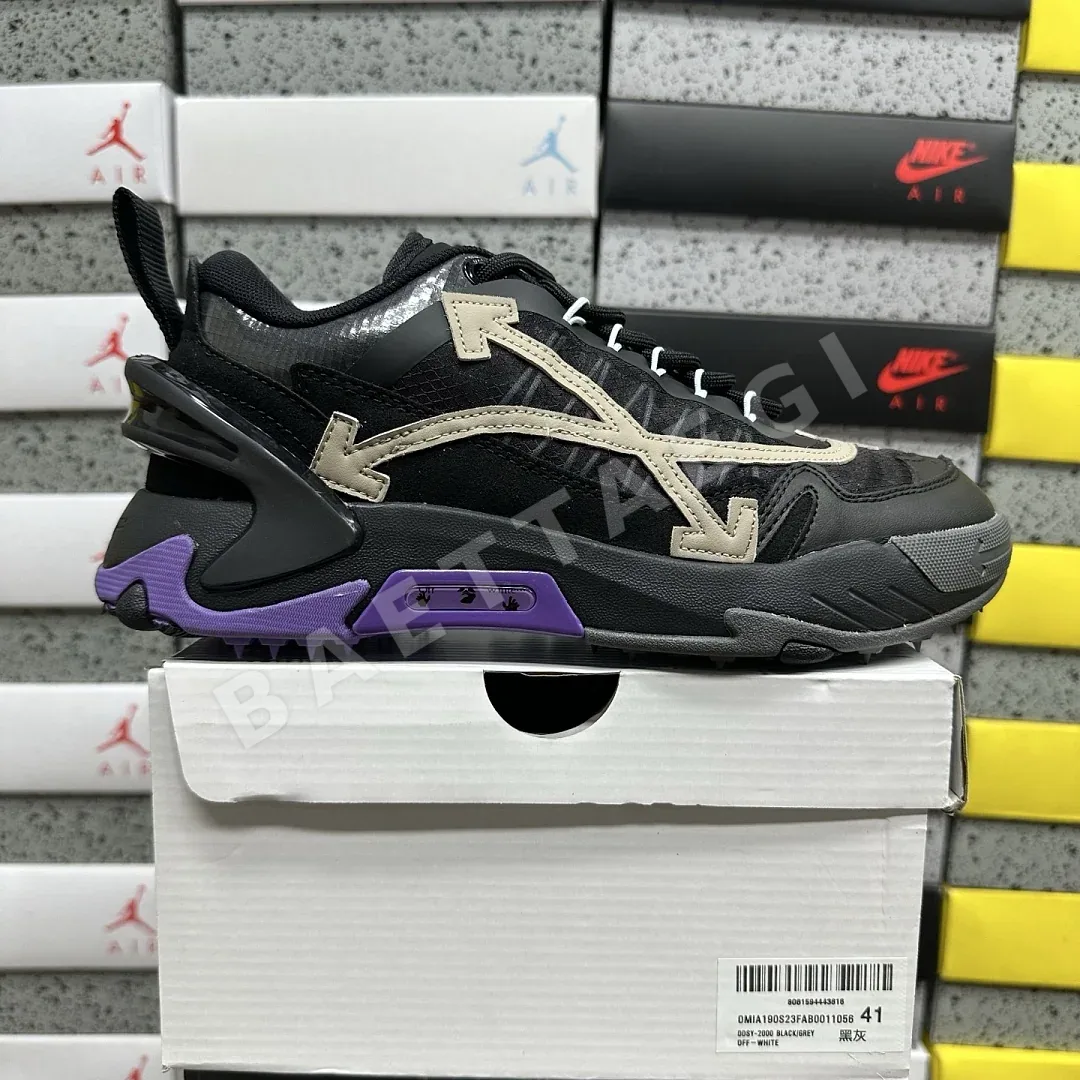 오프화이트 [GZ] 오디세이 2000 블랙 그레이 202473 Off White Odsy-2000