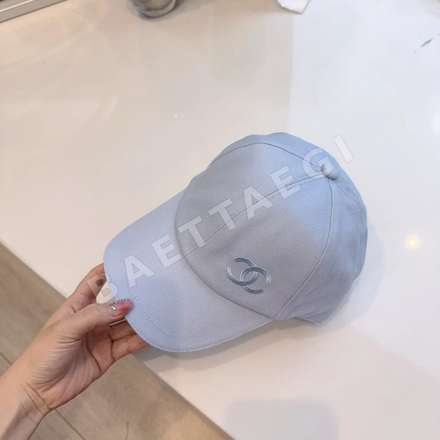샤넬 더블 C 자수 야구모자 상세 이미지 2