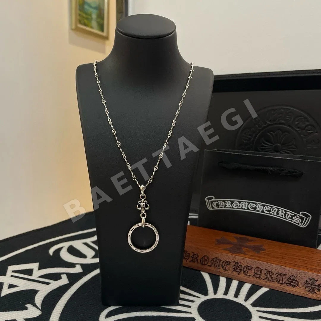 크롬하츠 스카우트 플라워 링 목걸이 125376