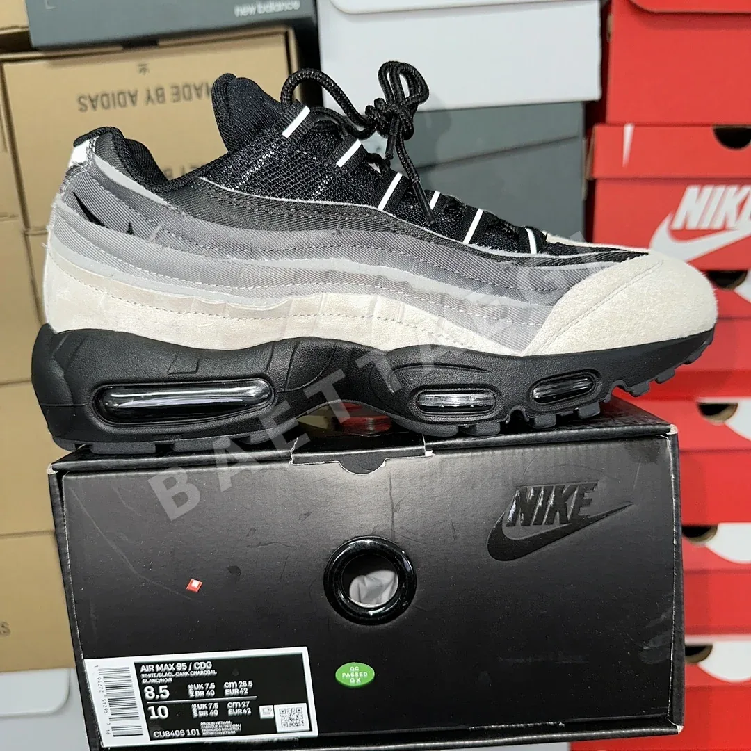 나이키 [GX] 에어 맥스 95 CU8406-101 201215 Nike Air Max 95 Comme Des Garcons Black Grey