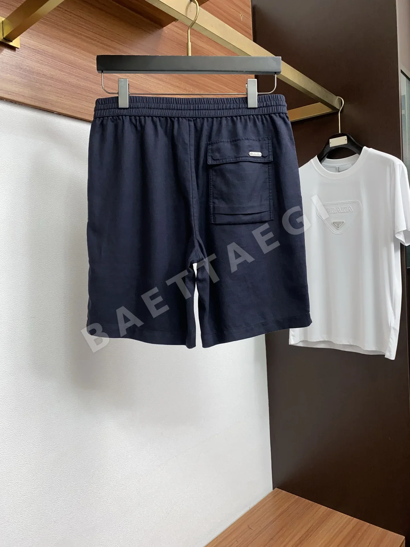 로로피아나 남성 린넨 반바지 상세 이미지 9