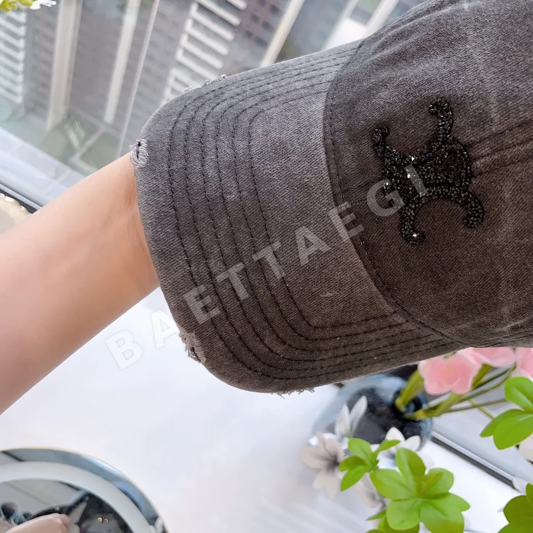 셀린느 워시드 디스트레스트 베이스볼캡 상세 이미지 5